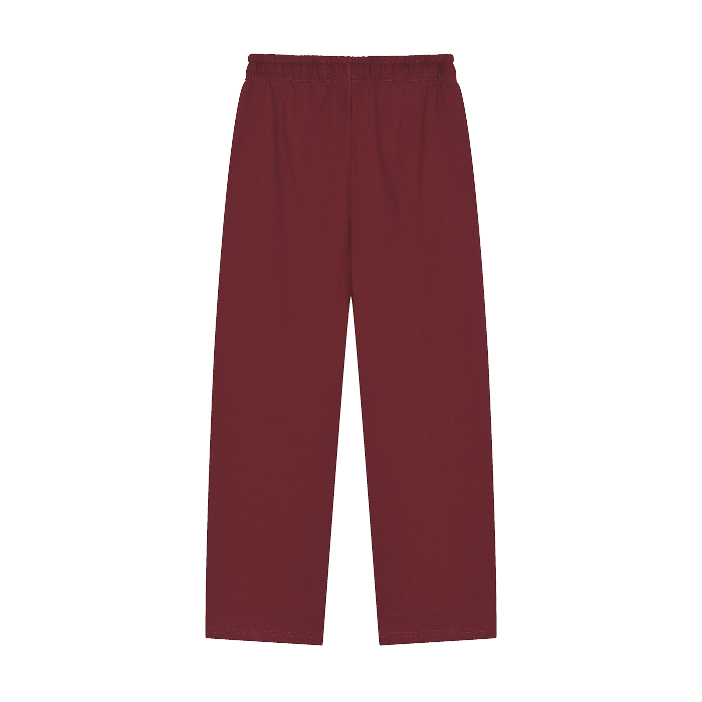 NeverNotWorkn Classic Solid Color Straight-Leg Sweatpants