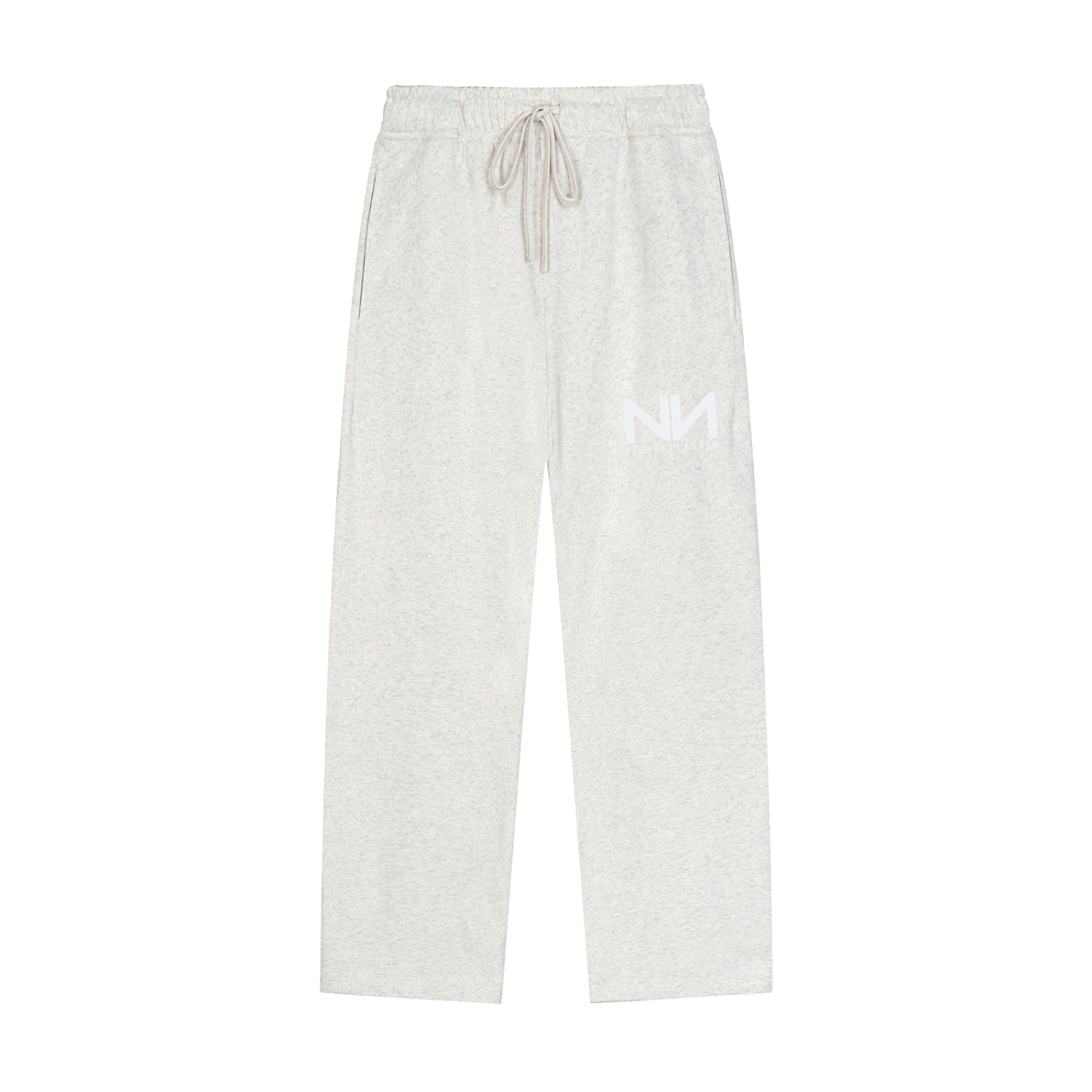NeverNotWorkn Classic Solid Color Straight-Leg Sweatpants