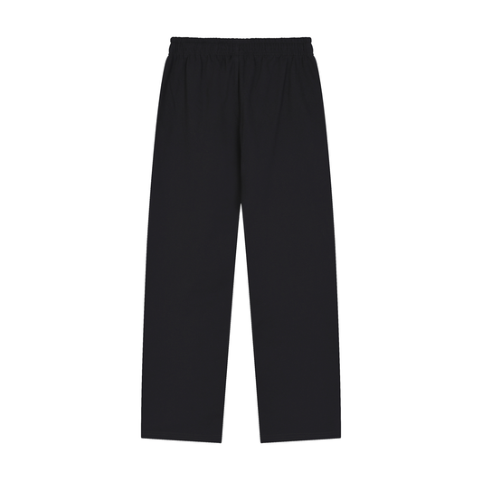 NeverNotWorkn Classic Solid Color Straight-Leg Sweatpants