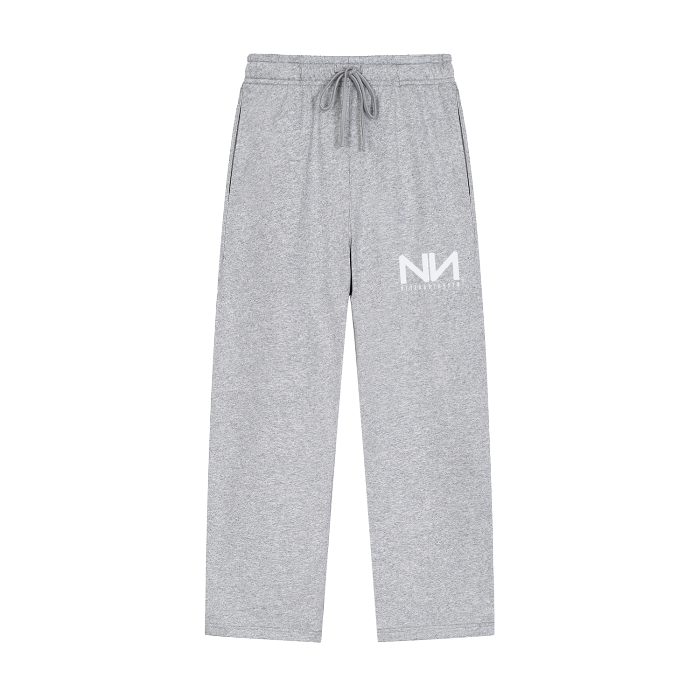 NeverNotWorkn Classic Solid Color Straight-Leg Sweatpants